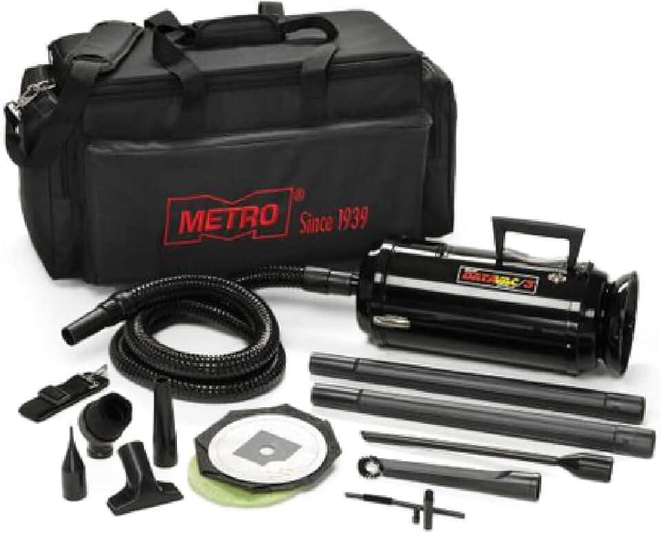METROVAC DataVac Pro Series 2 MDV-2TCAV, 780W Vacuum/Blower with Variable Speed, Handheld, Nylon Carry Bag, Filter, Disposable & Permanent Cloth Bags
