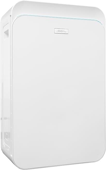 TRIO PLUS 5-Stage HEPA Air Purifier with UVC, PCO, Carbon, Air Quality Sensor, & Auto Function – Covers Up to 3,300 Sq. Ft.