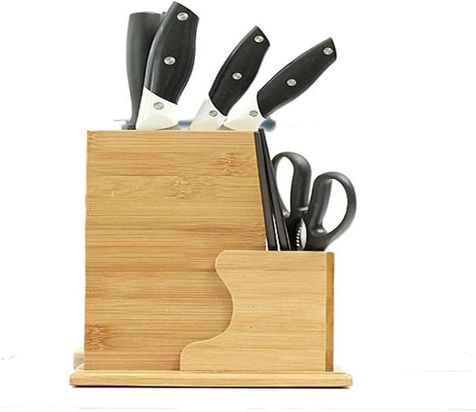 GYLXW Holder Multi Purpose Compact Small Block Organizer Scissors, Utensil, Holder for Kitchen Counter