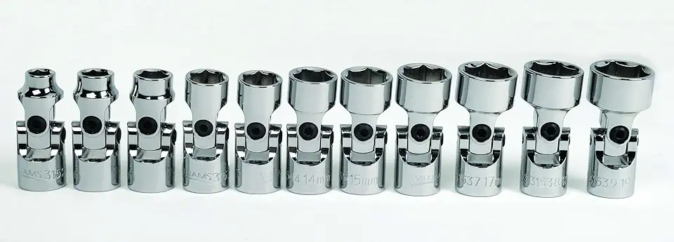 Williams 31939 11-Piece 3/8-Inch Drive 6 Point Universal Socket Set
