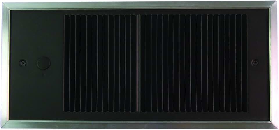 TPI HF4420T2RP Series 4400 Low Profile Commercial Fan Forced Wall Heater with 2 Pole Thermostat, Standard, 2000/1500 W