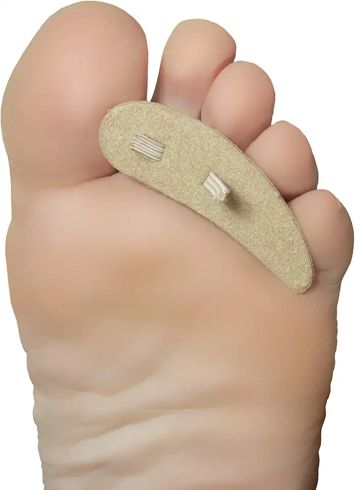 Steins Hammer Toe Crest Cushion and Buttress Pad Reduces Pressure from Calluses and Hammer Toes, Large Left, Beige, 3 Count (Pack of 100, 300 Count Total)
