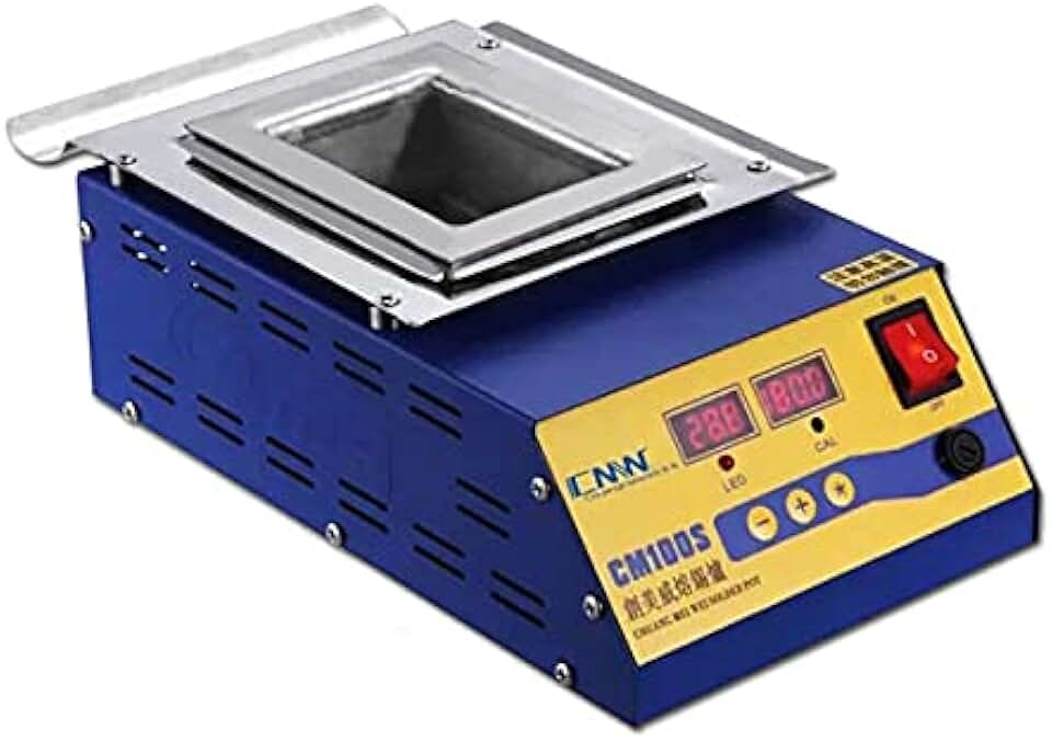 220V Stainless Steel Solder Soldering Pot Digital Preheat Desoldering Bath Pot (CM-150S)