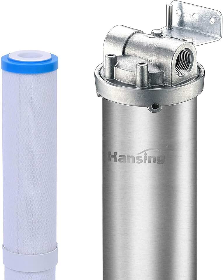 Whole House Water Softener System, High Efficiency Water Descaler, Heavy Duty Hard Water Filter, Reduce Scale and Chlorine for Heater, Shower Head, Dishwasher, Kitchen Sink and Laundry