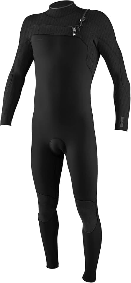 O'Neill Hyperfreak 3/2+ mm Chest Zip Full Wetsuit Black/Black LT (6'2