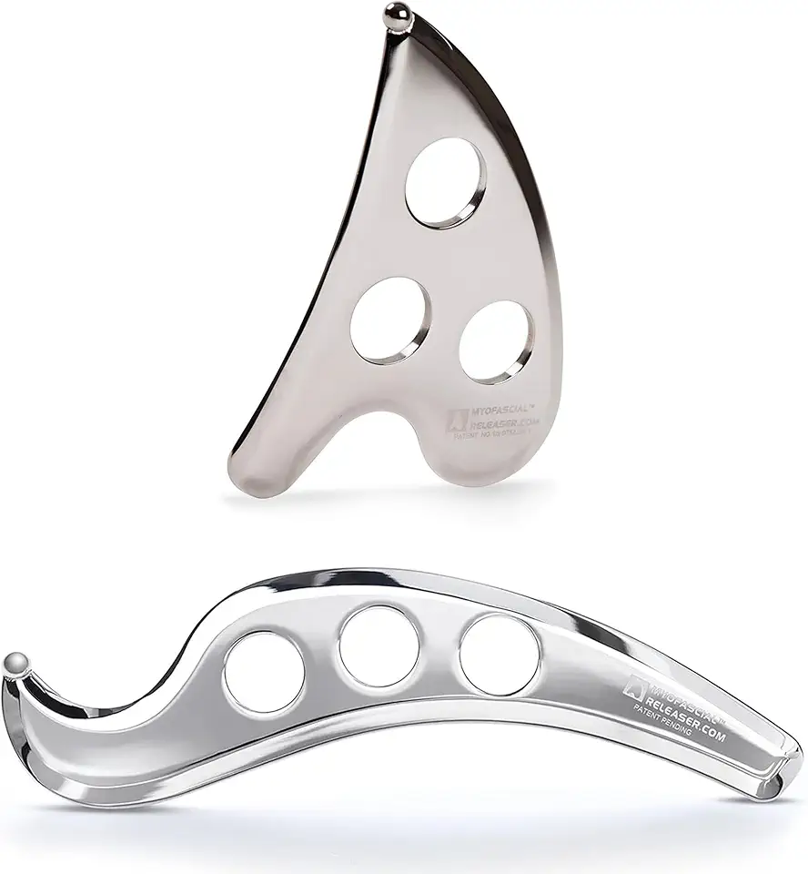 Classic Pro Bundle - Original & Ellipse Pro Muscle Scraper Tools, Professional IASTM Gua Sha Set for Physical Therapy, Medical Grade Stainless Steel Fascia Blades