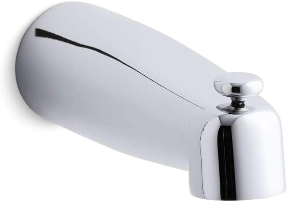 Coralais Wall-mount bath spout with diverter, 8