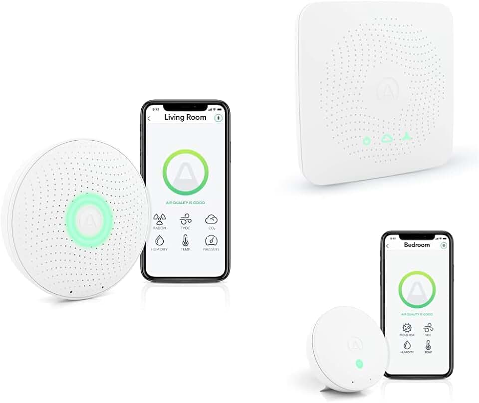 Airthings House Kit Plus - (Radon, CO2, VOC, Humidity, Temp, Pressure)