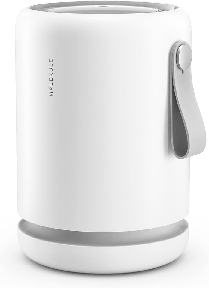 Molekule Air Mini - FDA-Cleared Medical Air Purifier with PECO Technology for Allergens, Pollutants, Viruses, Bacteria, and Mold, White
