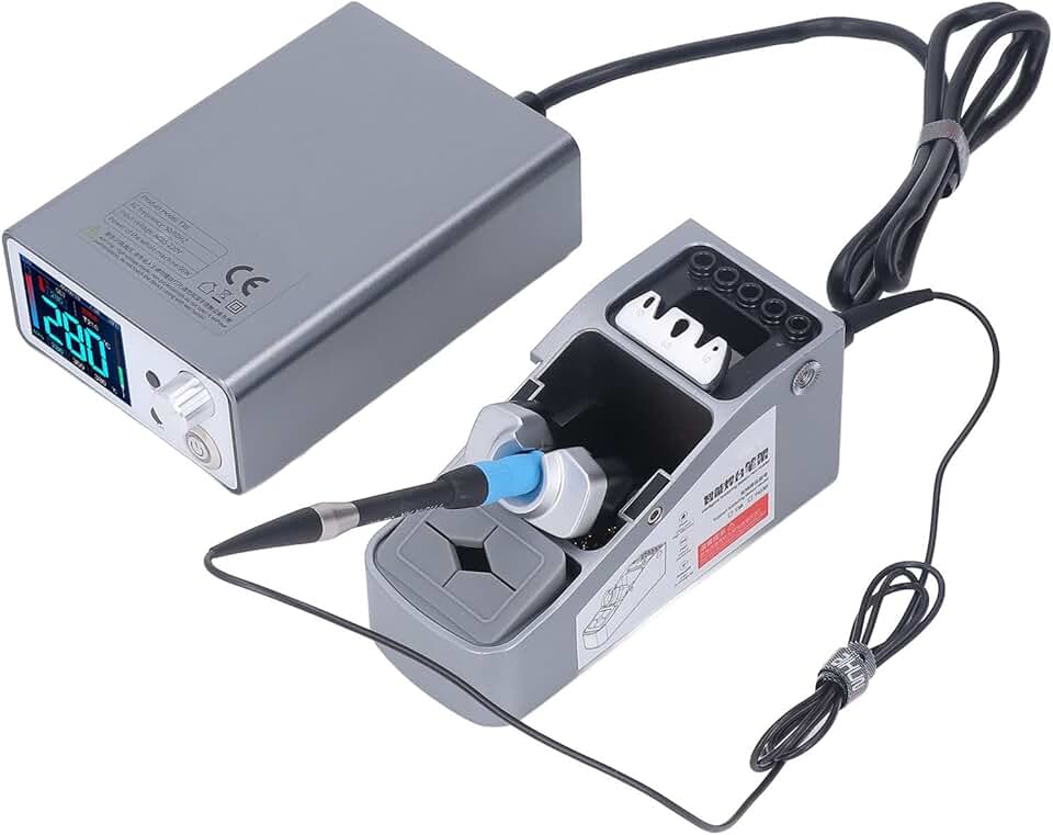 FTVOGUE T3B Soldering Iron Constant Temperature Soldering Station + T115 Handle Repair Soldering Tool Set U.S. Standard 100-240V,Welding Table, Soldering Stations