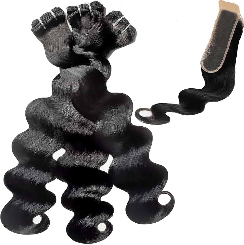 TRIIPPY Raw Hair Bundles 20 20 20 Inch with 2x6 hd lace closure 20 Inch