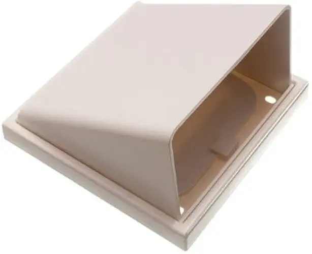 20 x Plastic Vents Grille External USE Hooded Weatherproof Cowl 100MM