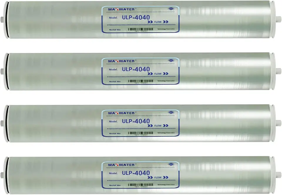 Max Water Reverse Osmosis 4040 Commercial RO Membrane (ULP-4040: 2600GPD) size 4