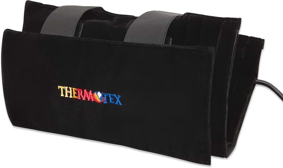 Far Infrared Premium Heating Pad – Knee – Electric Heated Knee Warmer – for Pain Relief Therapy, Muscle and Joint Stiffness, and Relaxation – for Men and Women – Infrared Heating Technology