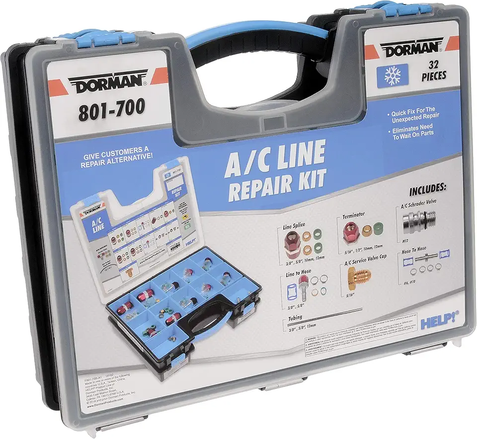 Dorman 801-700 A/C Line Repair Tech Tray, Blue