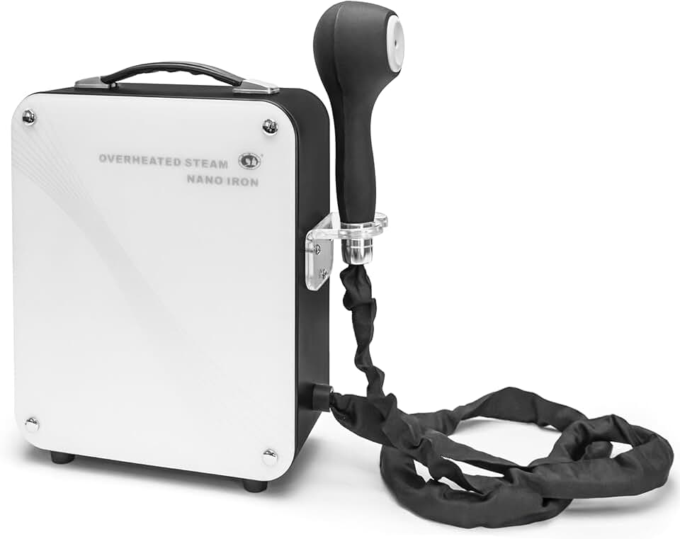 Hair Salon Nano Blue Light Micro Mist Hair Steamer Hair Perm Coloring Hot Dyeing Equipment for Hair Care Adds Softness Shine Elitzia ETD303