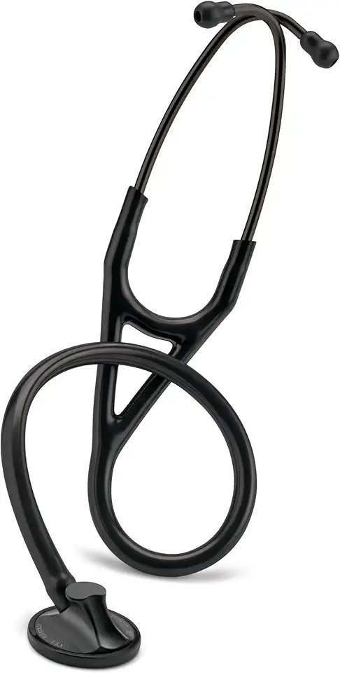Master Cardiology Stethoscope, 2161, Stainless Steel Black-Finish Chestpiece, 27