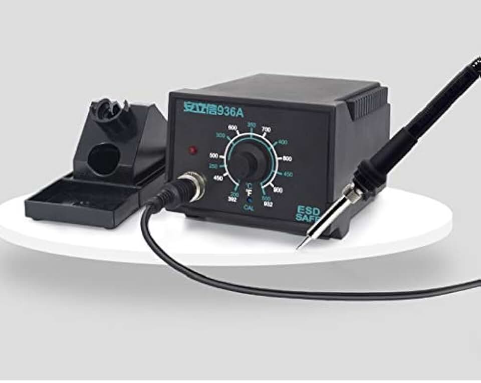 Soldering Soldering Iron Constant Temperature Welding Table Set Solder Gun 60W - (Color: Red)