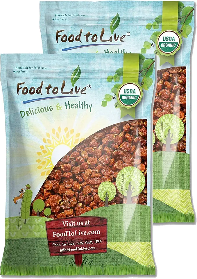 Organic Golden Berries, 16 Pounds Non-GMO, Whole Dried Berries, Unwseetened, Sulfite-Free, Kosher, Vegan, Bulk. Rich in Vitamin A.Perfect Snack. Great for Baked Goods, Granola.