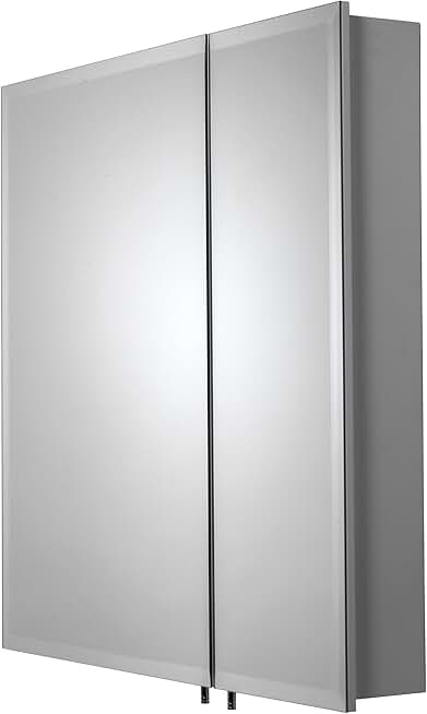 Croydex WC102222AZ Shawdon Double Door Bi-View Cabinet, 30-Inch x 30-Inch, White