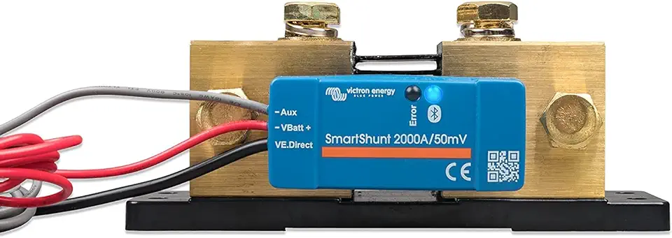 Victron Energy SmartShunt IP65 Battery Monitor (Bluetooth) - Victron Smart Shunt - 6.5V-70V, 2000 amp