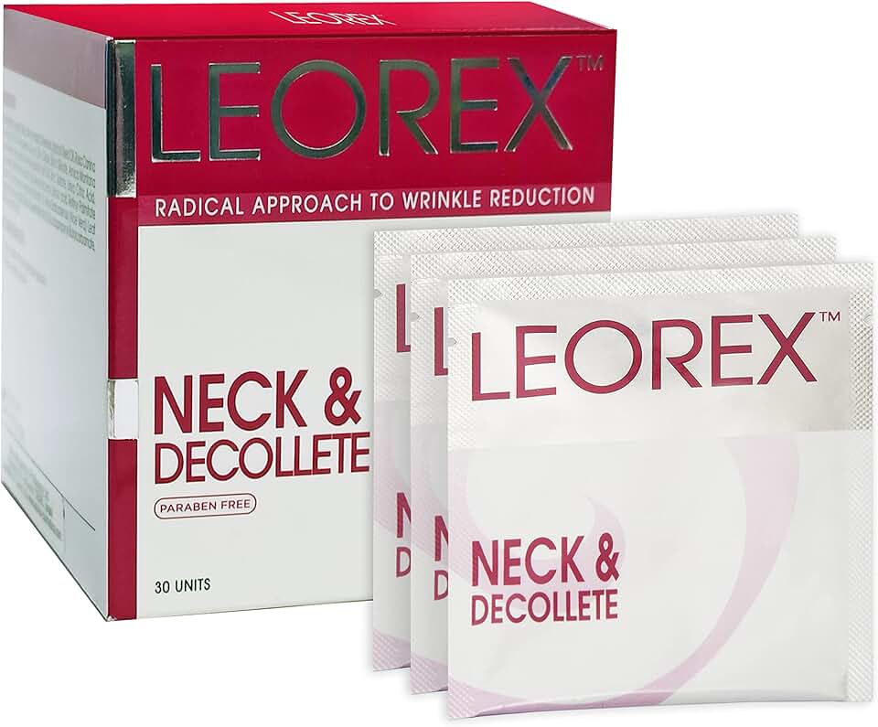 Skin Cream Mask for Neck, Decollete & Cleavage, Wash-Off Consistency with Firming, Anti Aging Moisturizer Tightening & Nourishing Care for Aging Repair & Advanced Wrinkle Release (30 Pack)