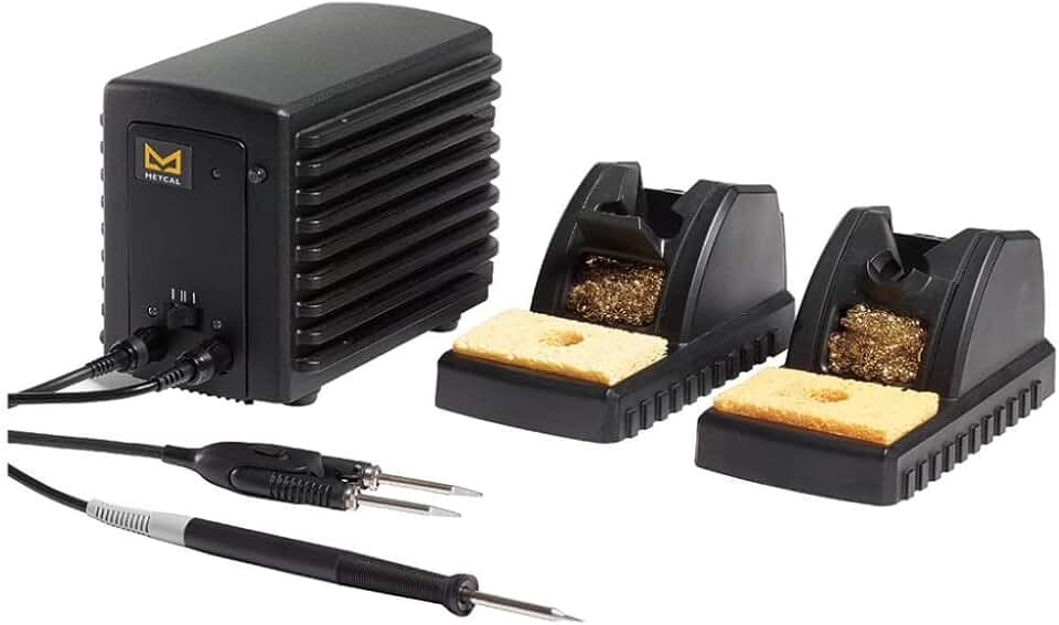 Metcal MFR-2241 Dual Output Soldering and Rework System with One Tweezer Hand-Piece and one Cartridge Hand-Piece