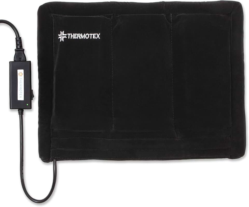 Thermotex–Far Infrared Premium Heating Pad – Platinum – Pain Relief – Warms and Relaxes Muscles – Large Size for Back, Shoulder, Arms and Legs – 17 in. x 13 in.