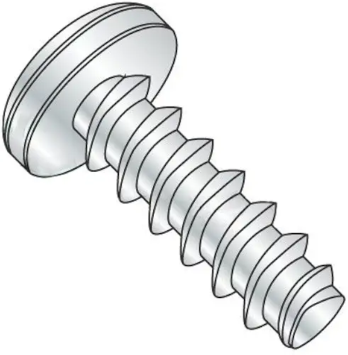 #8-32 x 1 Thread Rolling Screws, Pan Head, Phillips Drive, Steel, Zinc Plating, Coarse Thread (Quantity: 6000 pcs)
