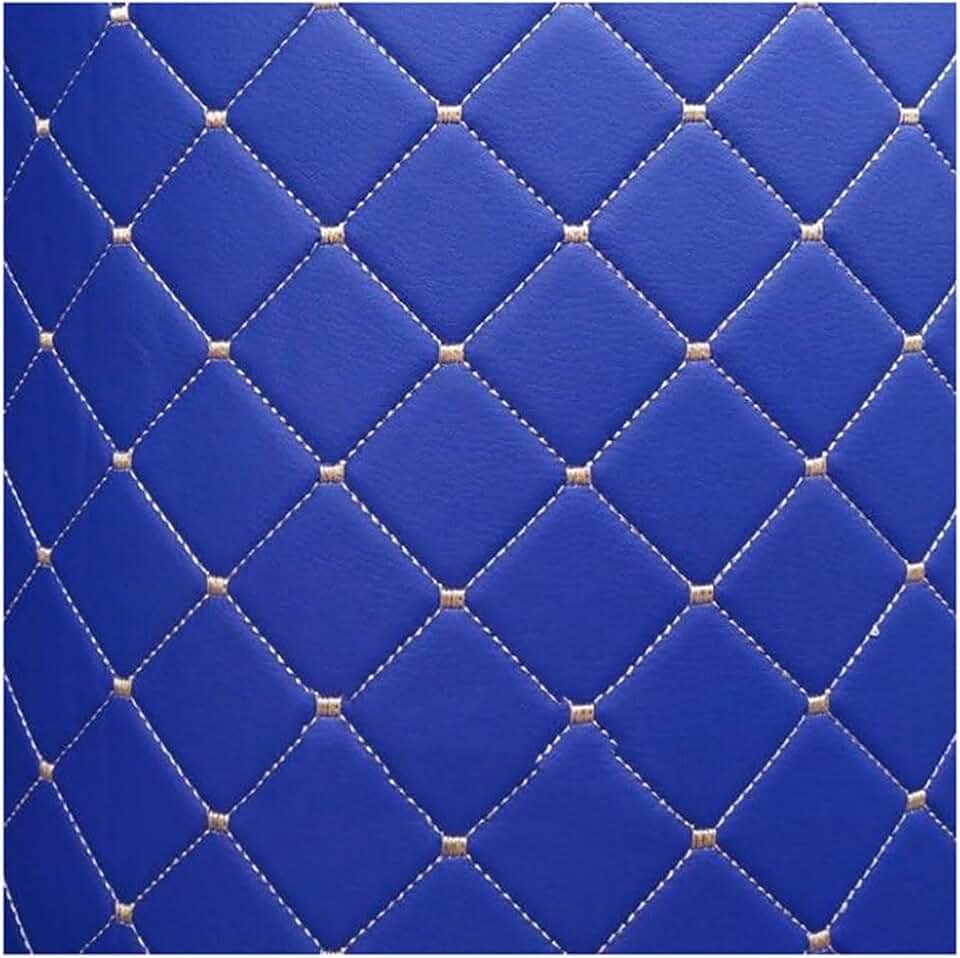Faux Leather Fabric Sheet 3mm Thick Solid Colors Synthetic Leather Vinyl Leather Fabric Skin Leather Fabric Soft PVC Leather for Wallet Handbags Making Sewing Crafting (Color : Navy Blue, Size : 1.4