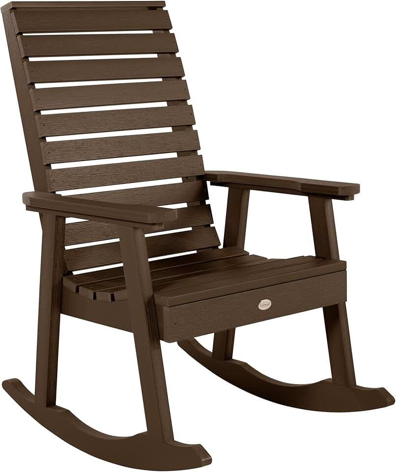 Highwood AD-RKCH1-ACE Lehigh Rocking Chair, Weathered Acorn
