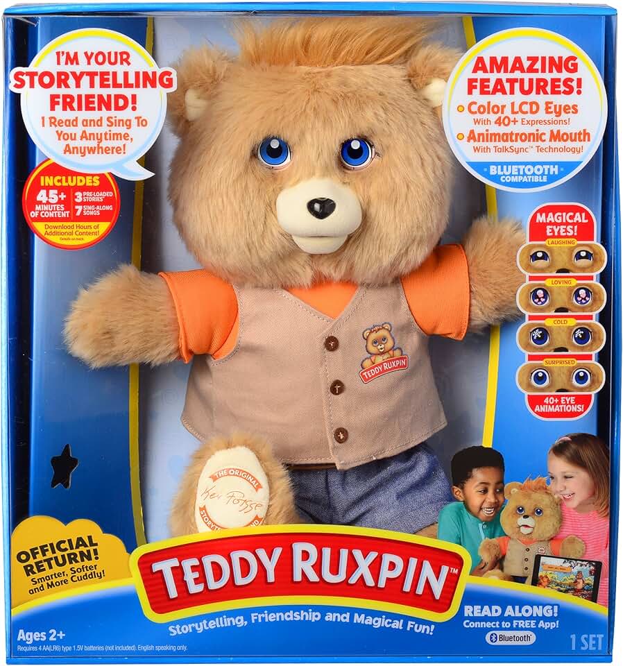 Teddy Ruxpin - Official Return of the Storytime and Magical Bear, 36 months above