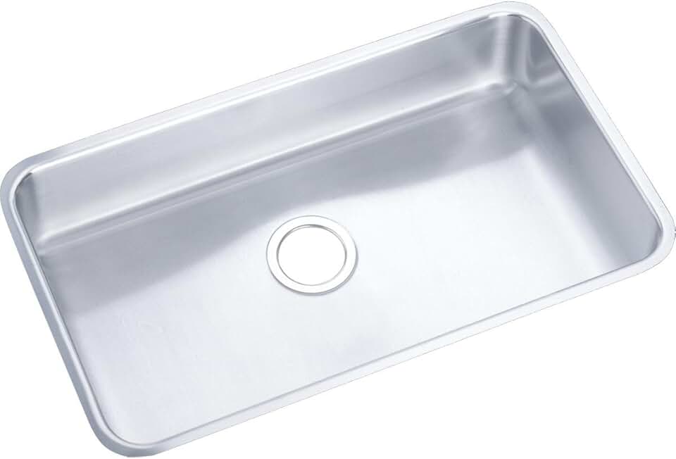 Elkay Lustertone Classic ELUHAD281650 Single Bowl Undermount Stainless Steel ADA Sink