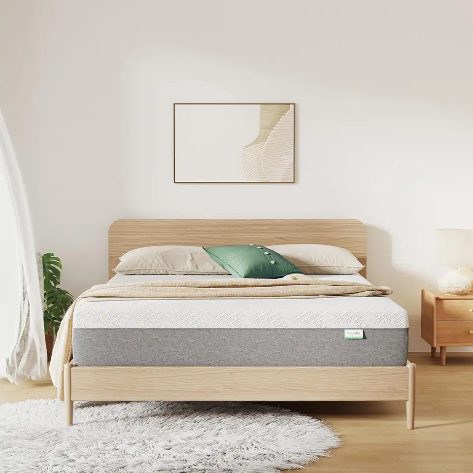 Novilla 8-Inch Gel Memory Foam Queen Size Mattress for Pressure Relief, Enhanced Support & Plush Comfort, Queen Mattress in a Box, Bliss