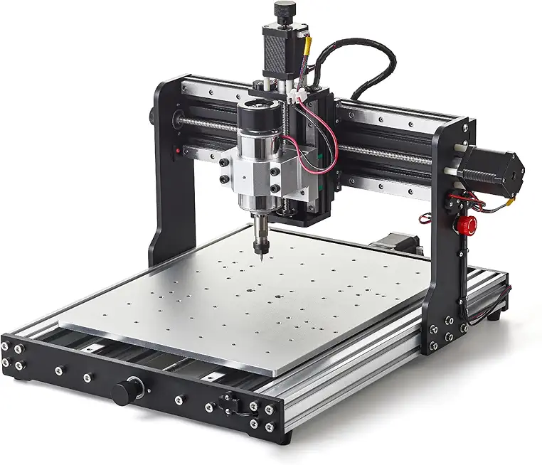 CNC Router Machine 3030-Evo Pro, All-Metal XYZ Axis Dual Steel Linear Guides with 300W Spindle, Z-Probe, Limit Switches, E-Stop, ideal for Aluminum, Copper, Stainless steel, Wood, Acrylic, MDF
