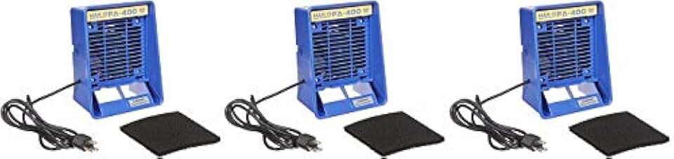 Hakko FA400-04 Bench Top ESD-Safe Smoke Absorber (3-(Pack))