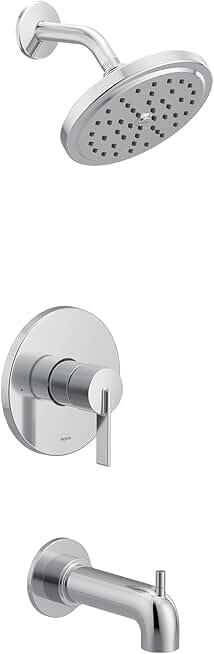 Moen UT2263EP CIA Collection M-CORE 2-Series Eco Performance 1-Handle Tub and Shower Trim Kit, Valve Required, Chrome