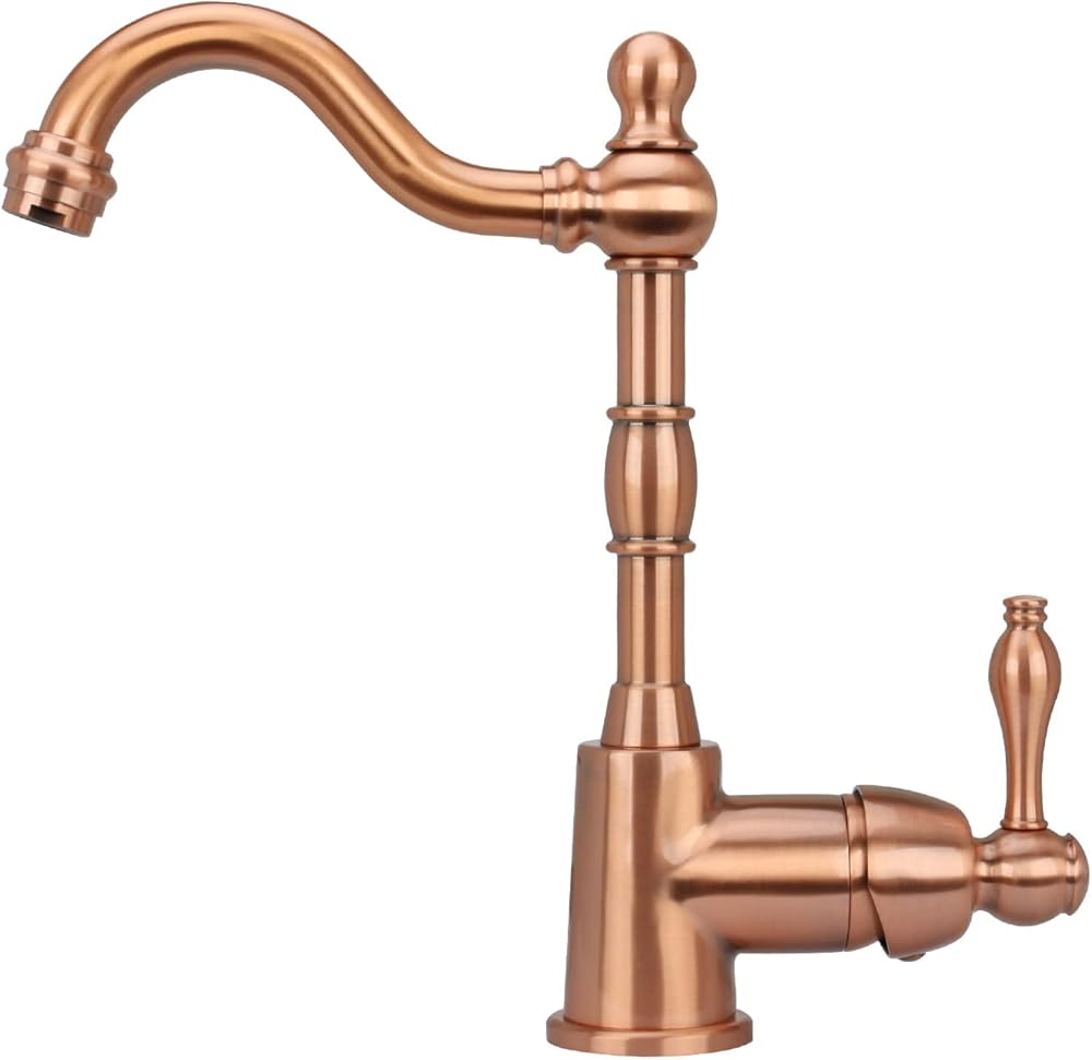 Copper One-Handle Widespread Kitchen Bar Faucet - Akicon