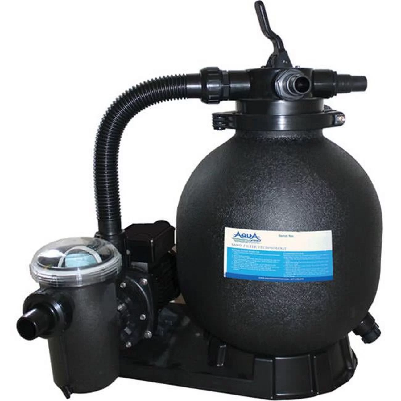Aqua Pro System  15 in. 1 HP Sand Filter System with Pump
