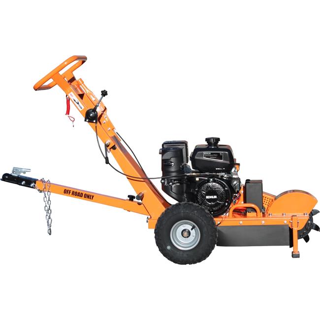 PowerKing  10 in. 14HP Stump Grinder Chipper Shredder with Extra Teeth