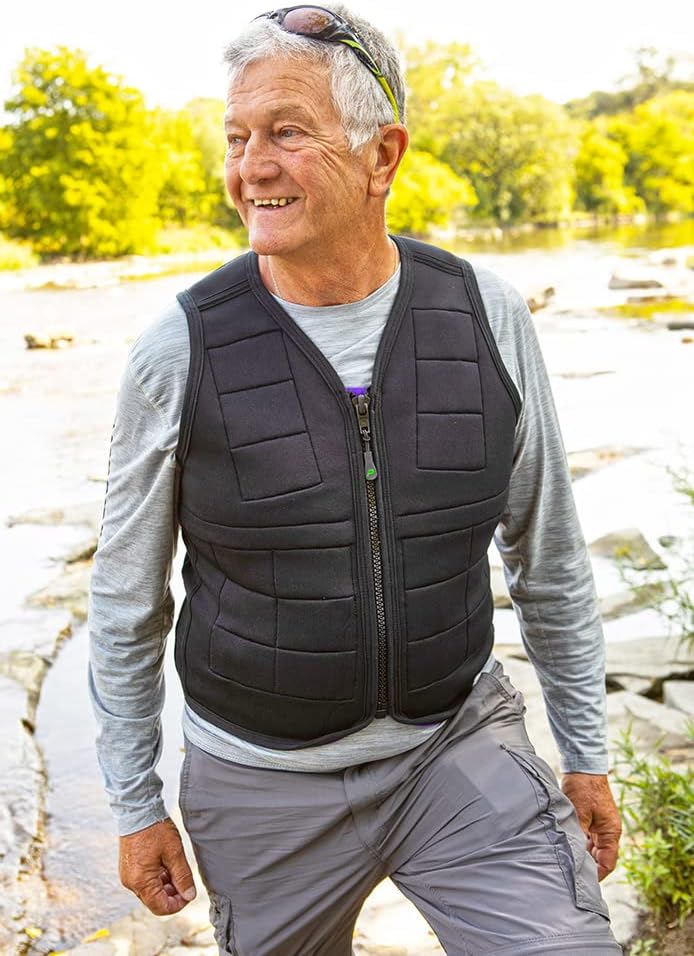 Osteoporosis Weighted Vest - 10 lb Adjustable Training Vest, Improved Bone Health, Cardiovascular Fitness, & Muscle Tone