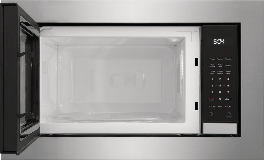 Frigidaire 2.2-cu ft 1100-Watt Built-In Microwave with Sensor Cooking Controls (Fingerprint Resistant Stainless Steel)