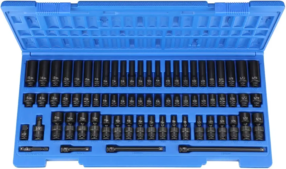 Grey Pneumatic GRY-9772 0.25 in. Surface Drive 72 Piece