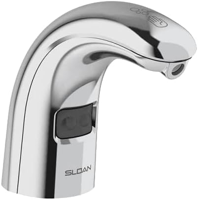 Sloan ESD-1500 Deck-Mounted Foam Drip-Free Soap Dispenser - Infrared Sensor Activated, Polished Chrome Finish, Battery-Powered, Modular One-Piece Construction, 3346093