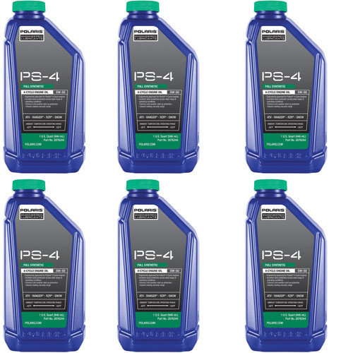 Polaris New OEM PS-4 Oil 32oz Quart, 2876244x6
