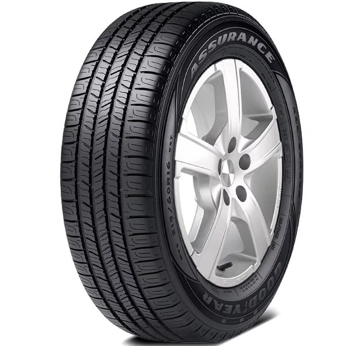 Set of 4 Goodyear Assurance All-Season 195/65R15 91T 600AB 65,000 Mile Warranty Tires 407477374 / 195/65/15 / 1956515 Fits: 2009-12 Honda Civic Hybrid-L, 2010-11 Toyota Prius Base