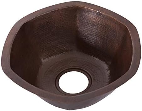 NAVARRE Copper Bar/Prep Sink, Antique