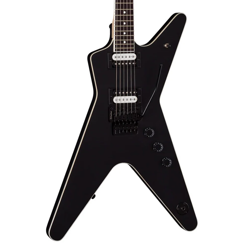 Dean Guitars ML X Floyd Electric Guitar in Black Satin Dean Guitars ML X Floyd Electric Guitar in Black Satin