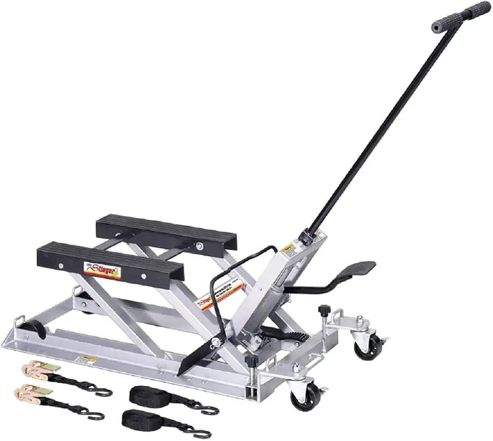 OTC 1545 Ultra Low Profile Motorcycle and ATV Lift with 1,500 lb. Capacity