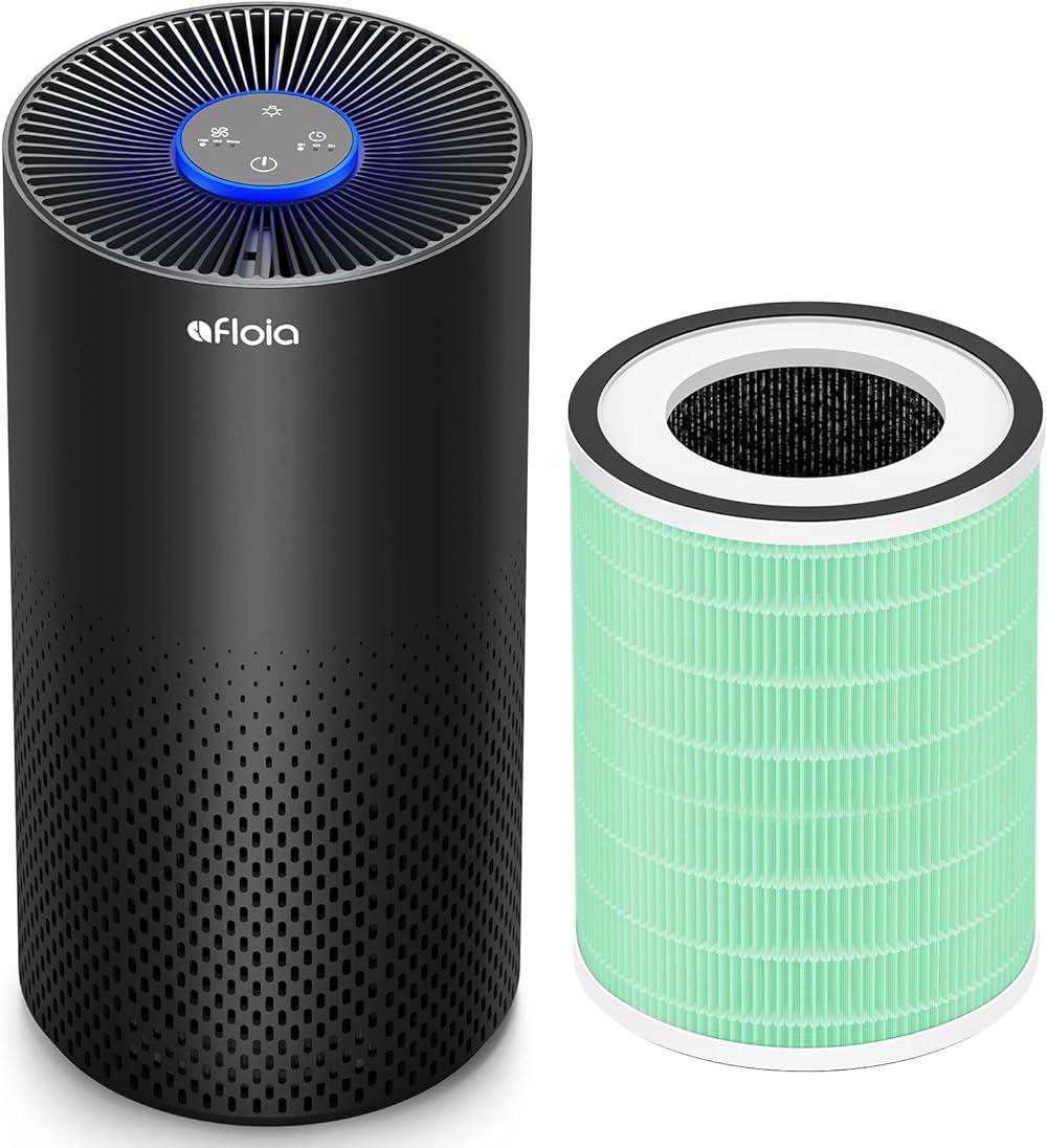 Air Purifiers for Home Large Room Up to 1076 Ft², Afloia 4 in 1 Replacement Filter